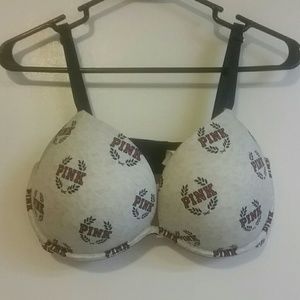 Pink vs bra plush pushup